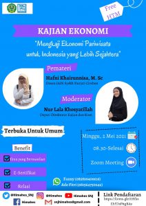 Kajian Ekonomi Online Himpunan Mahasiswa Ekonomi Syariah (HIMAHES)
