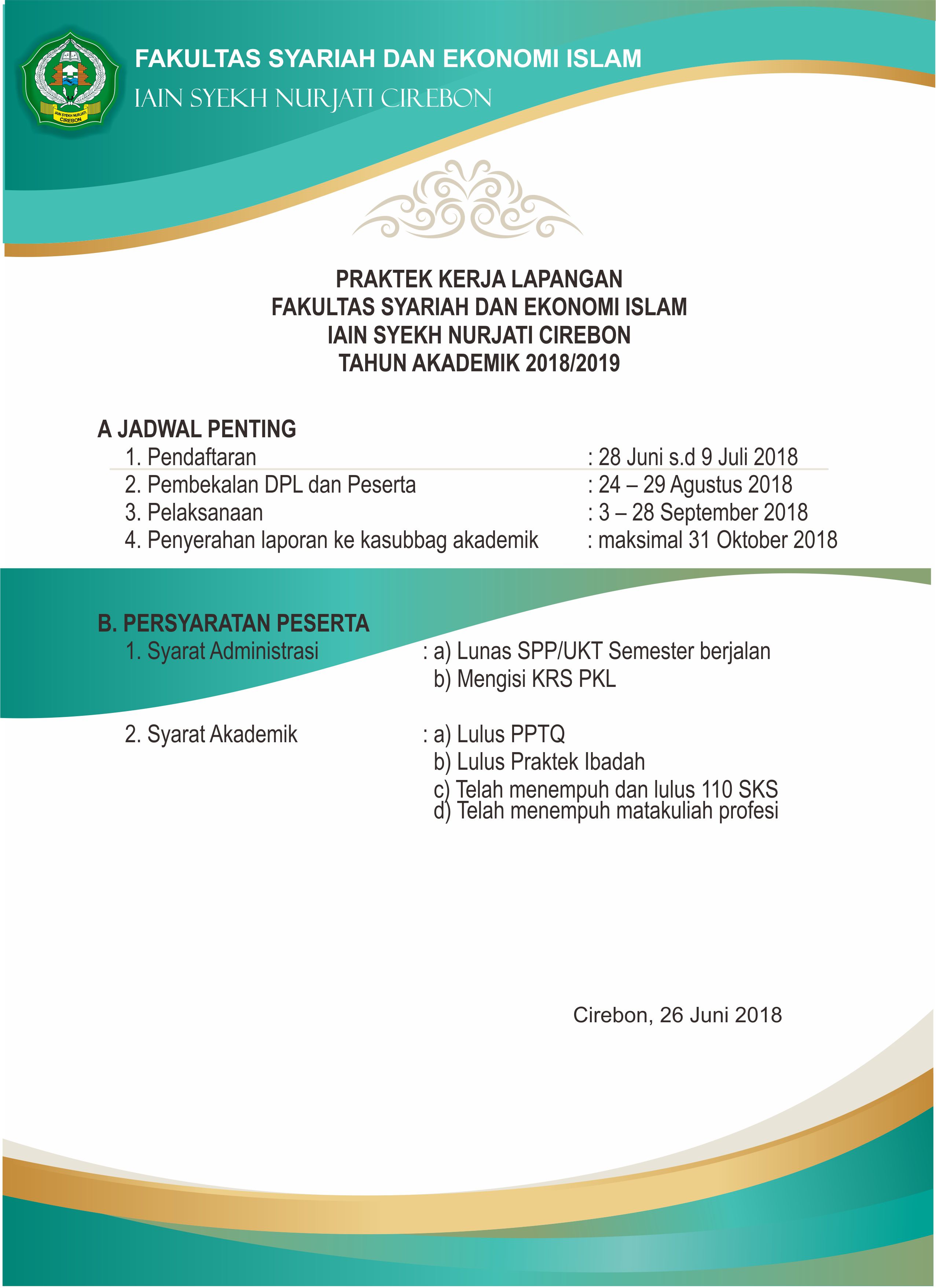 Praktek Kerja Lapangan 2018