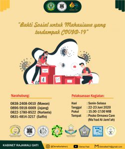 ORMAWA FSEI PROUDLY PRESENT "Bakti Sosial untuk Mahasiswa yang Terdampak COVID-19"