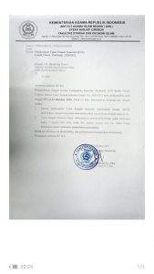 PELAKSANAAN UJIAN TENGAH SEMESTER (UTS) GANJIL TAHUN AKADEMIK 2020/2021