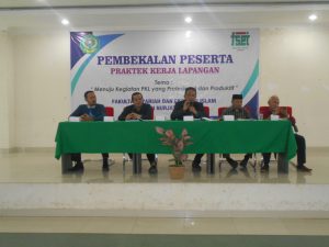 Pembekalan Peserta Praktek Kerja Lapangan dengan tema “Menuju Kegiatan PKL yang Profesional dan Produktif”