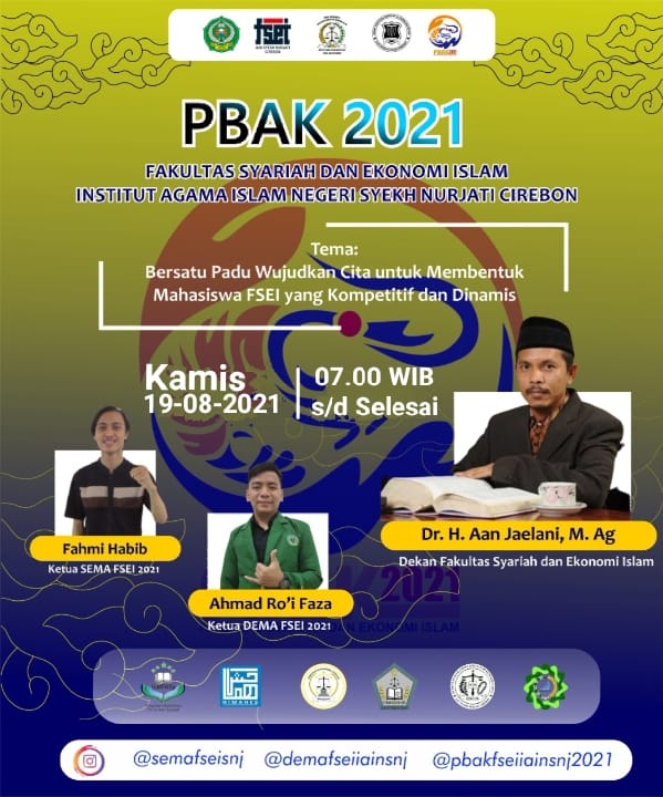 PBAK 2021 FAKULTAS SYARIAH DAN EKONOMI ISLAM