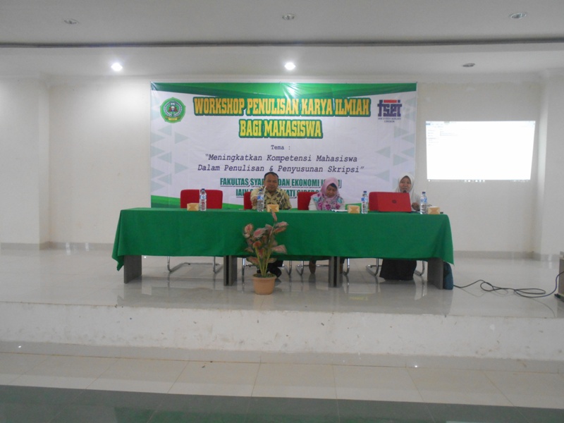 Workshop Penulisan Karya Tulis Ilmiah Bagi Mahasiswa