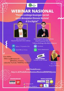 HIMPASy FSEI IAIN SYEKH NURJATI CIREBON Menyelenggarakan Webinar Nasional dengan Tema : Potensi Lembaga Keuangan Syariah untuk Memajukan Ekonomi Nasional di Era Digital