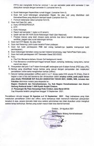 PENGUMUMAN PENDAFTARAN BEASISWA KIP 2021 IAIN Syekh Nurjati Cirebon