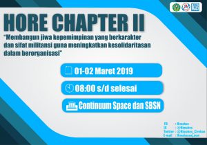 HORE CHAPTER II Himpunan Mahasiswa Hukum Ekonomi Syari'ah (HIMAHES)