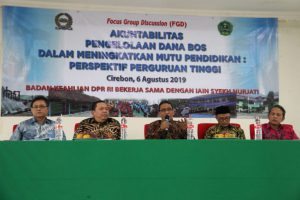 Focus Grup Discussion (FGD)  ‘Akuntabilitas Pengelolaan Dana BOS dalam Peningkatakan Mutu Pendidikan Perspektif Perguruan Tinggi’.