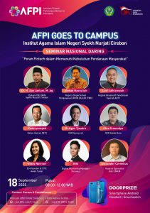 ASOSIASI FINTECH PENDANAAN BERSAMA INDONESIA (AFPI) GOES TO CAMPUS IAIN SYEKH NURJATI CIREBON