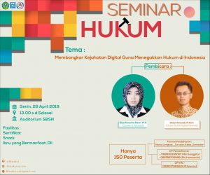 Seminar Hukum Himpunan Mahasiswa Hukum Ekonomi Syari'ah (HIMAHES)
