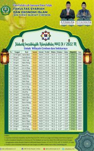 JADWAL IMSAKIYYAH RAMADHAN TAHUN 1443 H