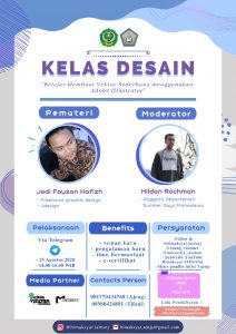 HMJ AKUNTANSI SYARI'AH MENGGELAR KELAS DESAIN DENGAN TEMA "BELAJAR MEMBUAT VEKTOR SEDERHANA MENGGUNAKAN ADOBE ILUSTRATOR"