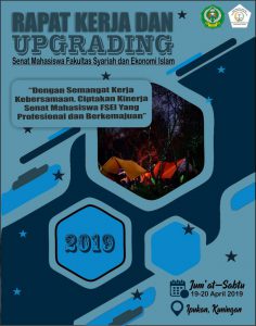 Rapat Kerja dan Up Grading Senat Mahasiswa (SEMA) Fakultas Syari'ah dan Ekonomi Islam