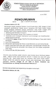 PENGUMUMAN
