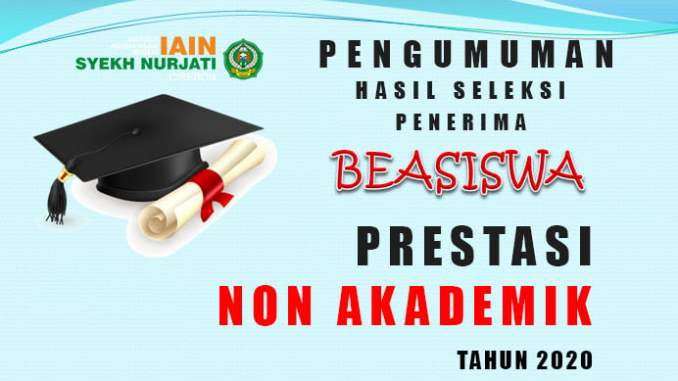 PENGUMUMAN HASIL SELEKSI BEASISWA PRESTASI NON AKADEMIK