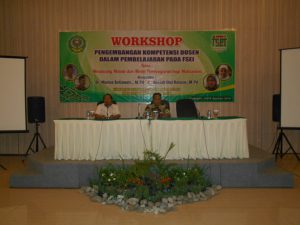 Workshop Pengembangan Kompetensi Dosen dalam Pembelajaran pada FSEI dengan tema “Merancang Metode dan Model Pembelajaran bagi Mahasiswa ”