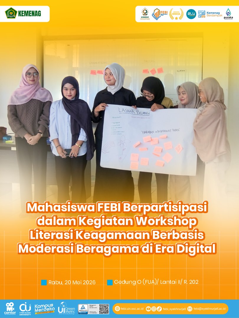 Mahasiswa FEBI UIN Siber Syekh Nurjati Cirebon Ikuti Workshop Literasi Keagamaan Berbasis Moderasi Beragama di Era Digital