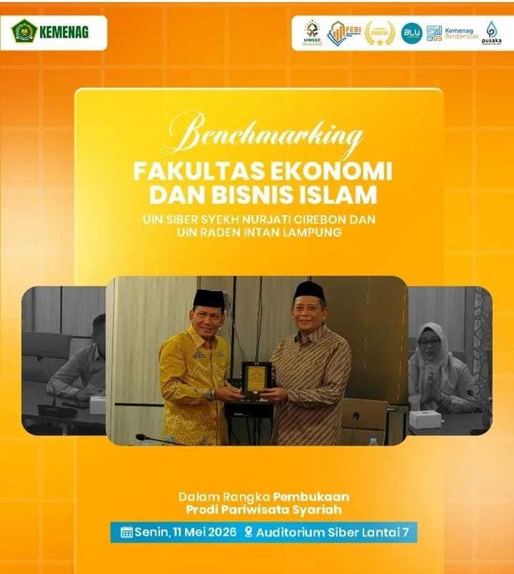 FEBI UIN Siber Syekh Nurjati Cirebon Perkuat Kolaborasi Akademik melalui Benchmarking Bersama UIN Raden Intan Lampung