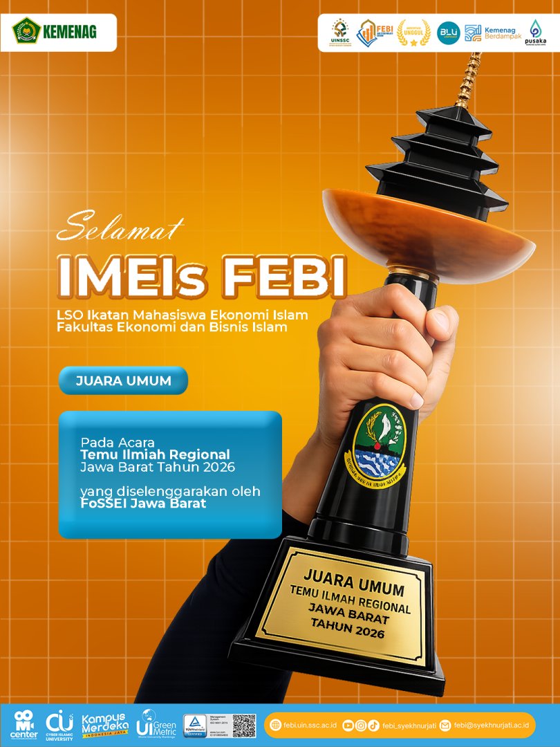 IMEIs FEBI Raih Juara Umum Temu Ilmiah Regional Jawa Barat 2026