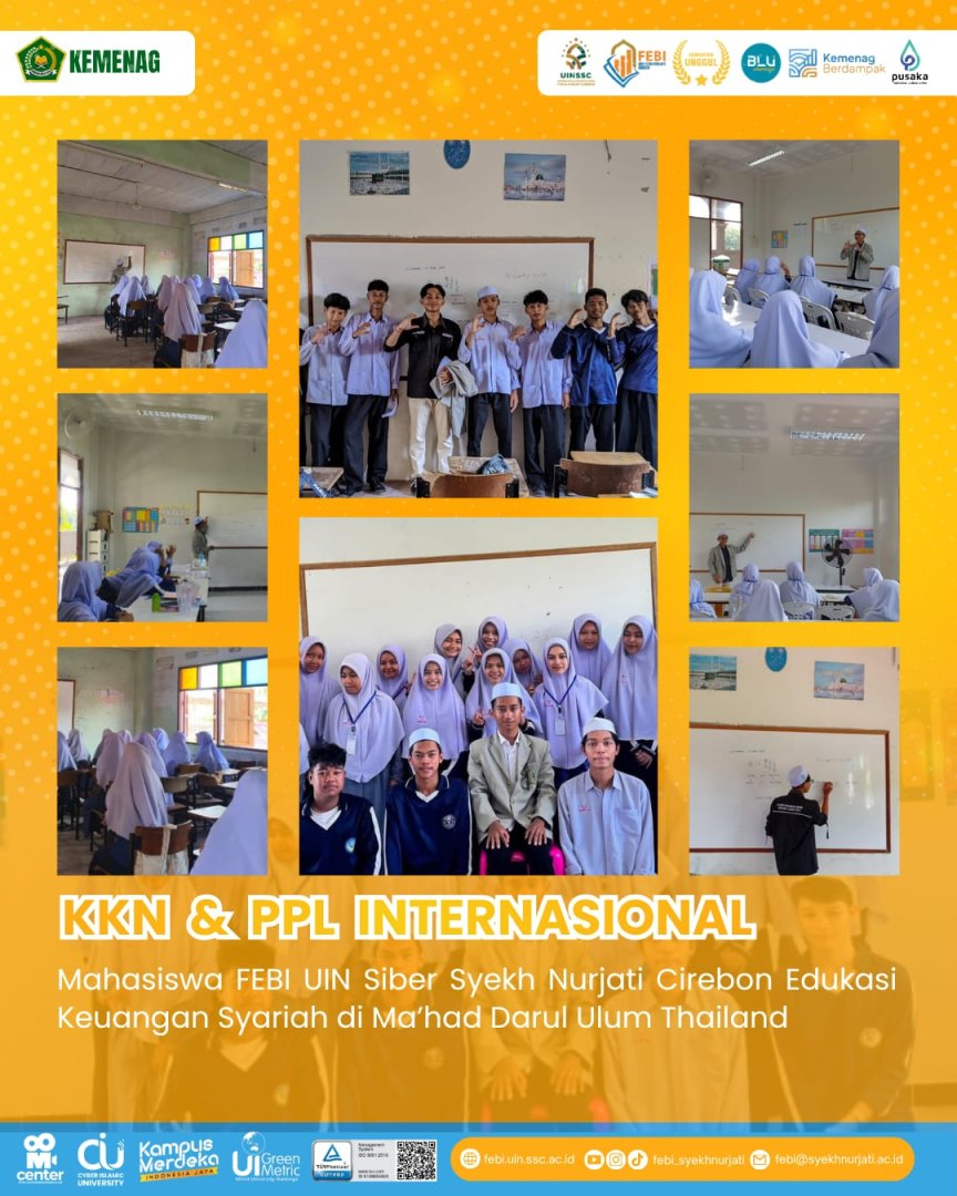 FEBI UIN Siber Syekh Nurjati Cirebon Edukasi Keuangan Syariah di Ma’had Darul Ulum Thailand