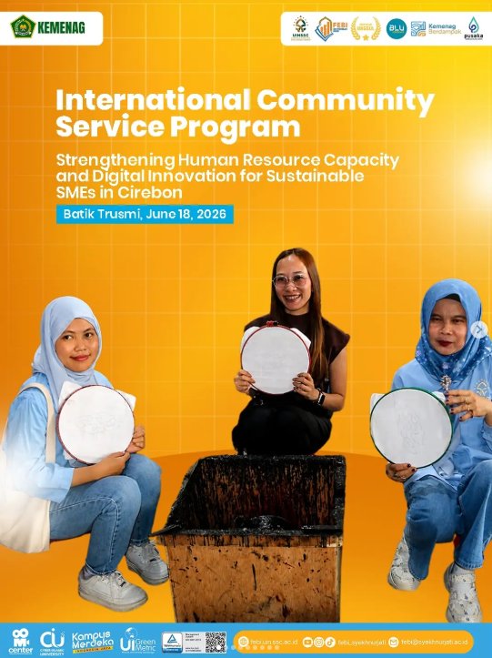 International Community Service Program: Penguatan Kapasitas SDM dan Inovasi Digital bagi UMKM Batik Trusmi Cirebon
