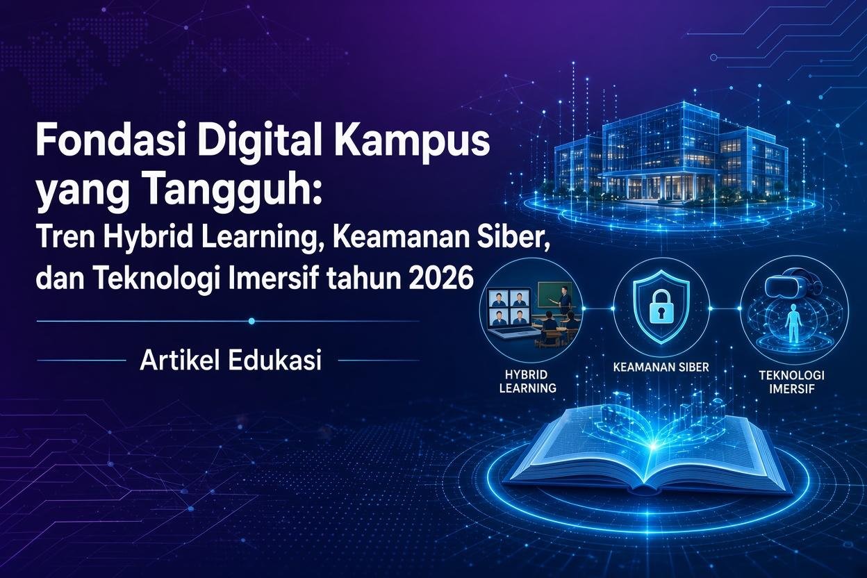 Fondasi Digital Kampus yang Tangguh: Tren Hybrid Learning, Keamanan Siber, dan Teknologi Imersif